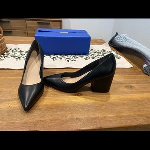 Stuart Weitzman Ave 75 Sleek Black Pump